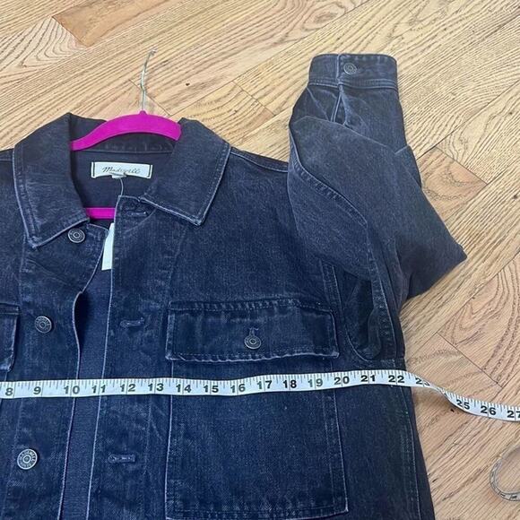 MADEWELL DEMIN SHIRT JACKET IN ASHWOOD SIZE S - Picture 6 of 10